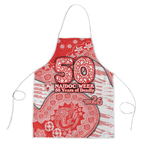 Sydney Swans NAIDOC Week 2026 Apron Australian Aboriginal Dot Art Dreamtime Pattern Style