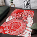 Sydney Swans NAIDOC Week 2026 Area Rug Australian Aboriginal Dot Art Dreamtime Pattern Style