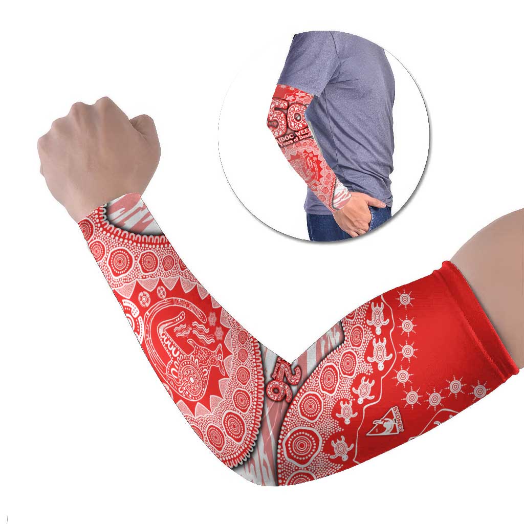 Sydney Swans NAIDOC Week 2026 Arm Sleeves Australian Aboriginal Dot Art Dreamtime Pattern Style