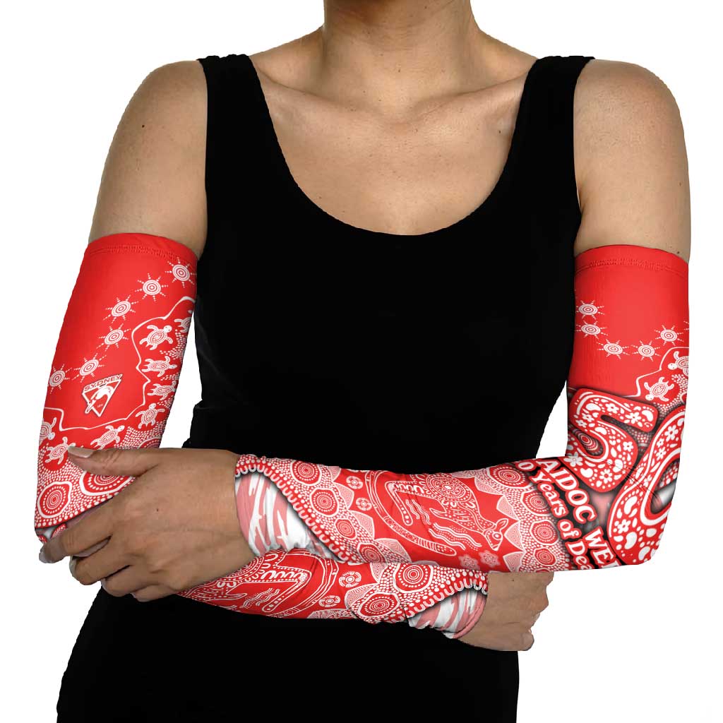 Sydney Swans NAIDOC Week 2026 Arm Sleeves Australian Aboriginal Dot Art Dreamtime Pattern Style