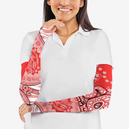 Sydney Swans NAIDOC Week 2026 Arm Sleeves Australian Aboriginal Dot Art Dreamtime Pattern Style