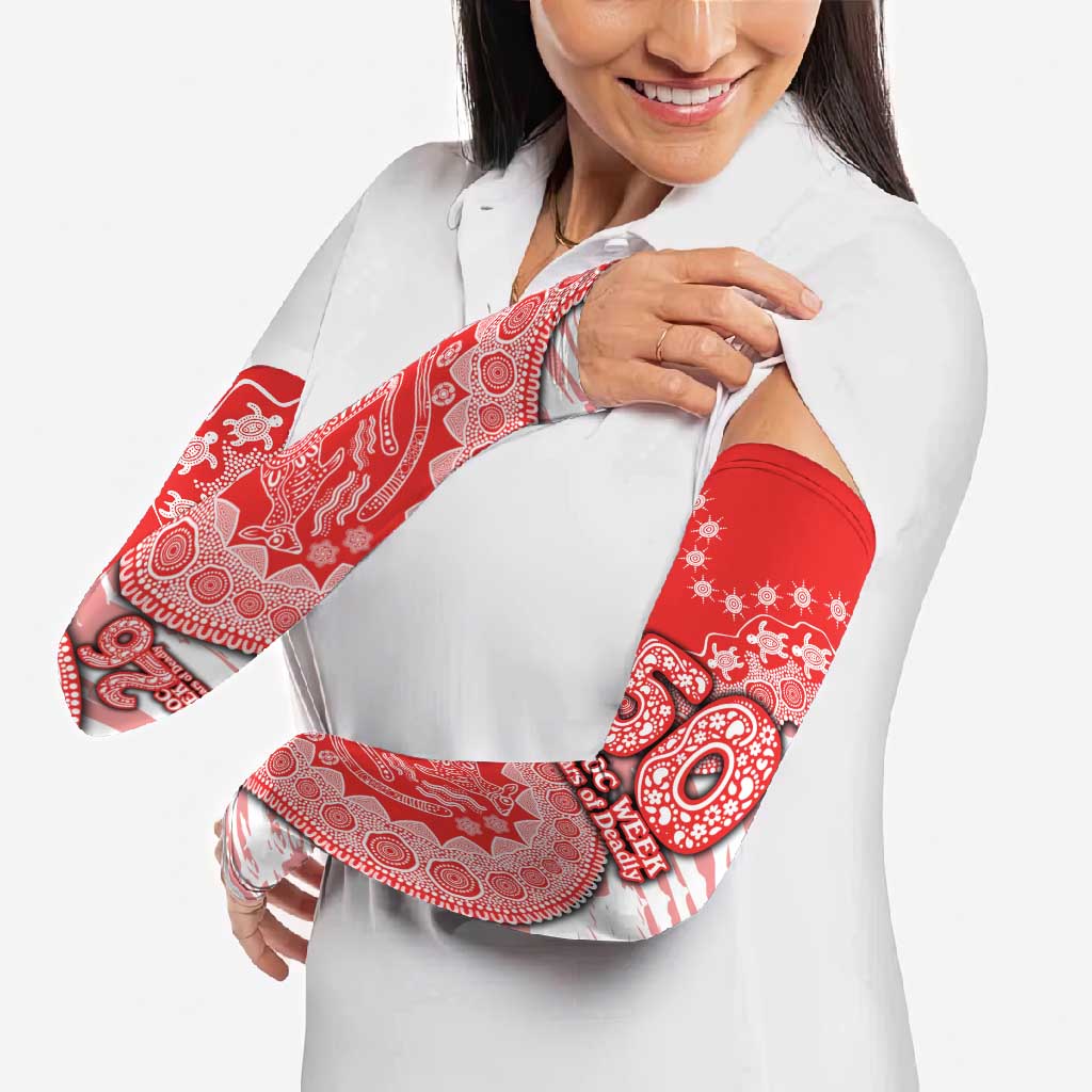 Sydney Swans NAIDOC Week 2026 Arm Sleeves Australian Aboriginal Dot Art Dreamtime Pattern Style