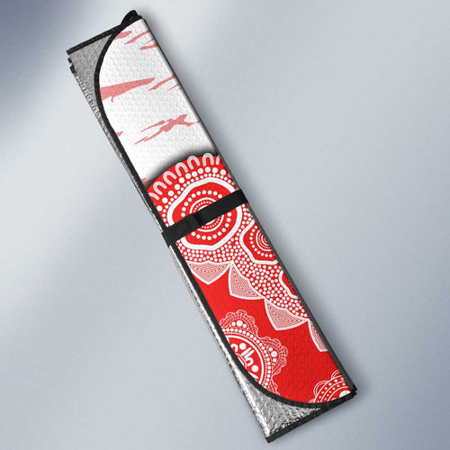 Sydney Swans NAIDOC Week 2026 Auto Sun Shade Australian Aboriginal Dot Art Dreamtime Pattern Style