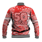 Sydney Swans NAIDOC Week 2026 Baseball Jacket Australian Aboriginal Dot Art Dreamtime Pattern Style