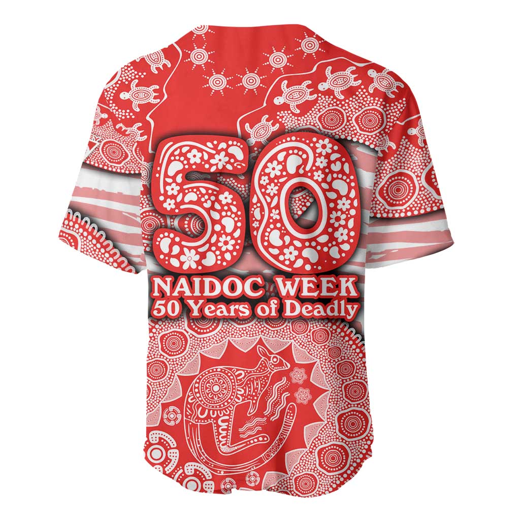 Sydney Swans NAIDOC Week 2026 Baseball Jersey Australian Aboriginal Dot Art Dreamtime Pattern Style