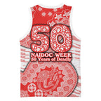 Sydney Swans NAIDOC Week 2026 Basketball Jersey Australian Aboriginal Dot Art Dreamtime Pattern Style