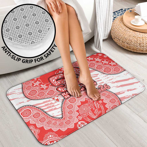 Sydney Swans NAIDOC Week 2026 Bathroom Set Australian Aboriginal Dot Art Dreamtime Pattern Style