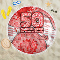 Sydney Swans NAIDOC Week 2026 Beach Blanket Australian Aboriginal Dot Art Dreamtime Pattern Style
