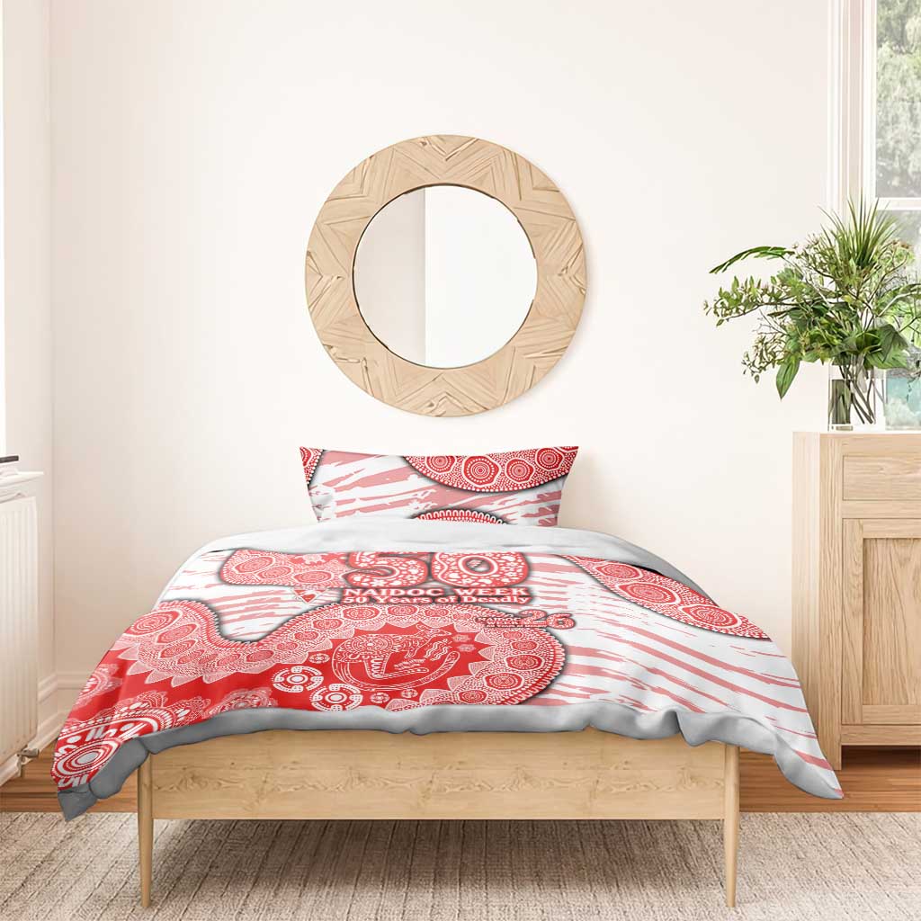 Sydney Swans NAIDOC Week 2026 Bedding Set Australian Aboriginal Dot Art Dreamtime Pattern Style
