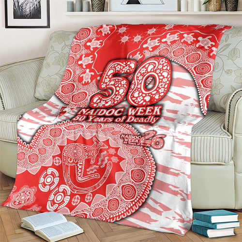 Sydney Swans NAIDOC Week 2026 Blanket Australian Aboriginal Dot Art Dreamtime Pattern Style