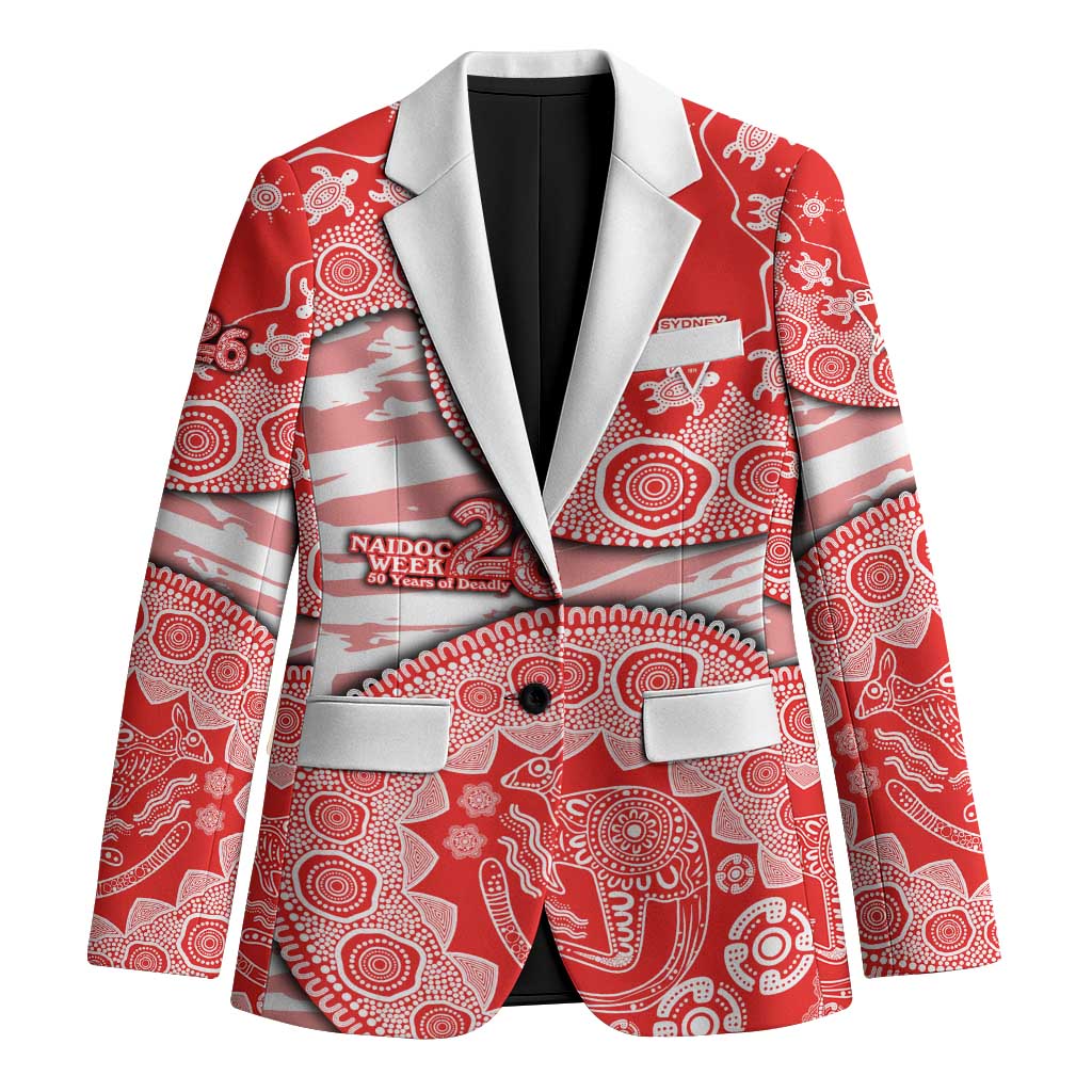 Sydney Swans NAIDOC Week 2026 Blazer Australian Aboriginal Dot Art Dreamtime Pattern Style