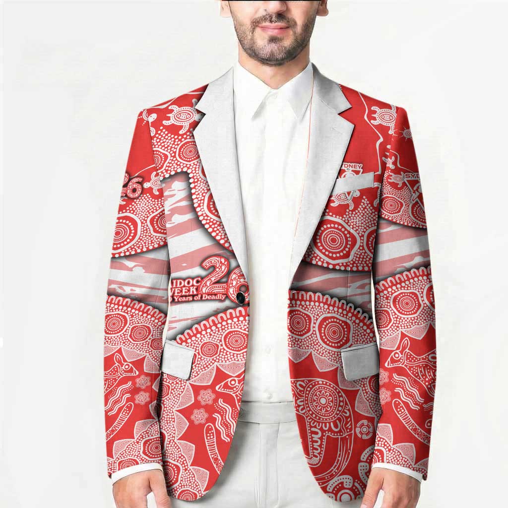 Sydney Swans NAIDOC Week 2026 Blazer Australian Aboriginal Dot Art Dreamtime Pattern Style