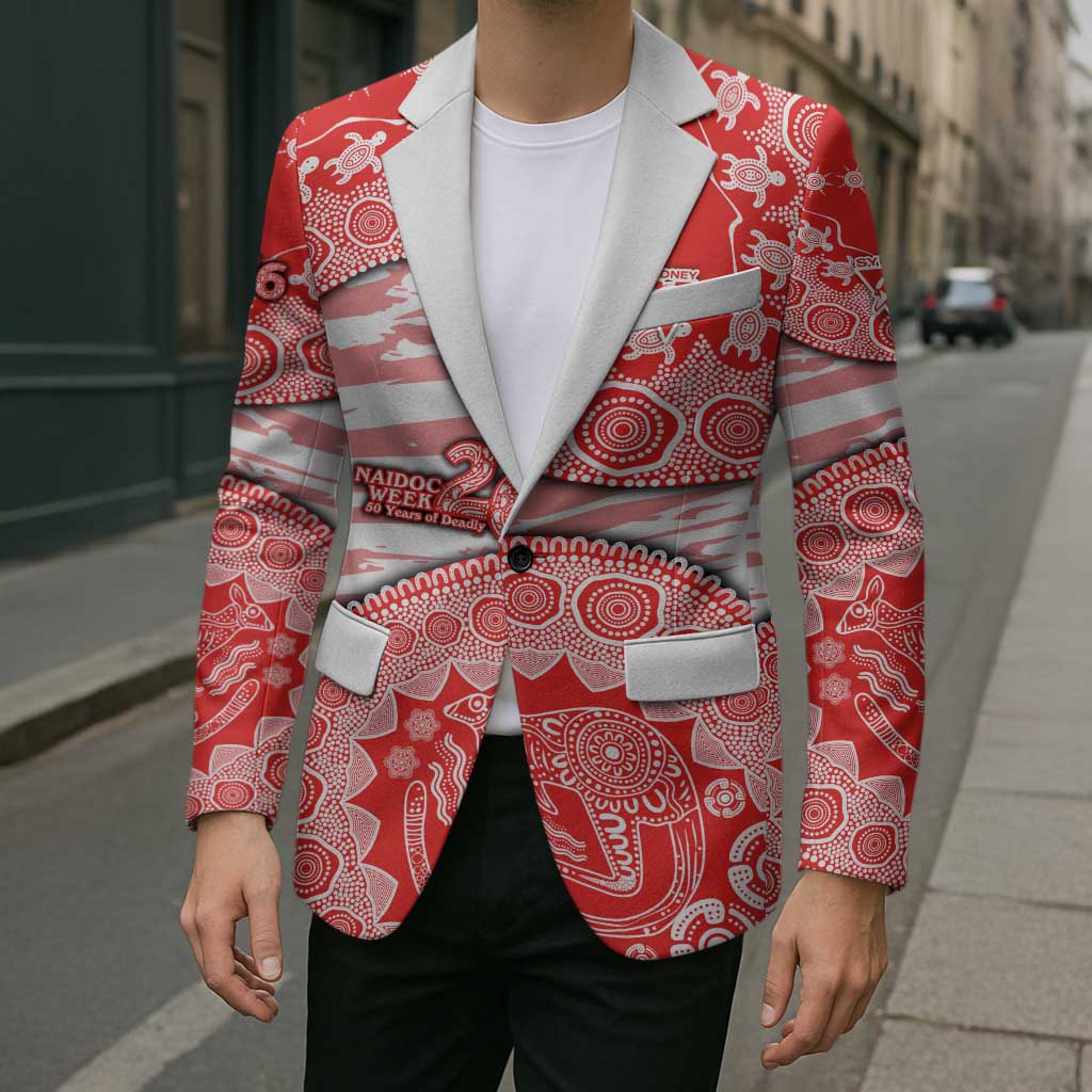 Sydney Swans NAIDOC Week 2026 Blazer Australian Aboriginal Dot Art Dreamtime Pattern Style