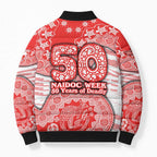 Sydney Swans NAIDOC Week 2026 Bomber Puffer Jacket Australian Aboriginal Dot Art Dreamtime Pattern Style
