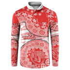 Sydney Swans NAIDOC Week 2026 Button Sweatshirt Australian Aboriginal Dot Art Dreamtime Pattern Style