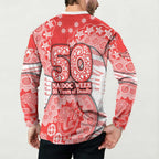 Sydney Swans NAIDOC Week 2026 Button Sweatshirt Australian Aboriginal Dot Art Dreamtime Pattern Style