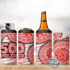 Sydney Swans NAIDOC Week 2026 4 in 1 Can Cooler Tumbler Australian Aboriginal Dot Art Dreamtime Pattern Style