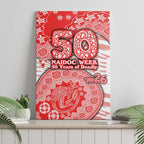 Sydney Swans NAIDOC Week 2026 Canvas Wall Art Australian Aboriginal Dot Art Dreamtime Pattern Style
