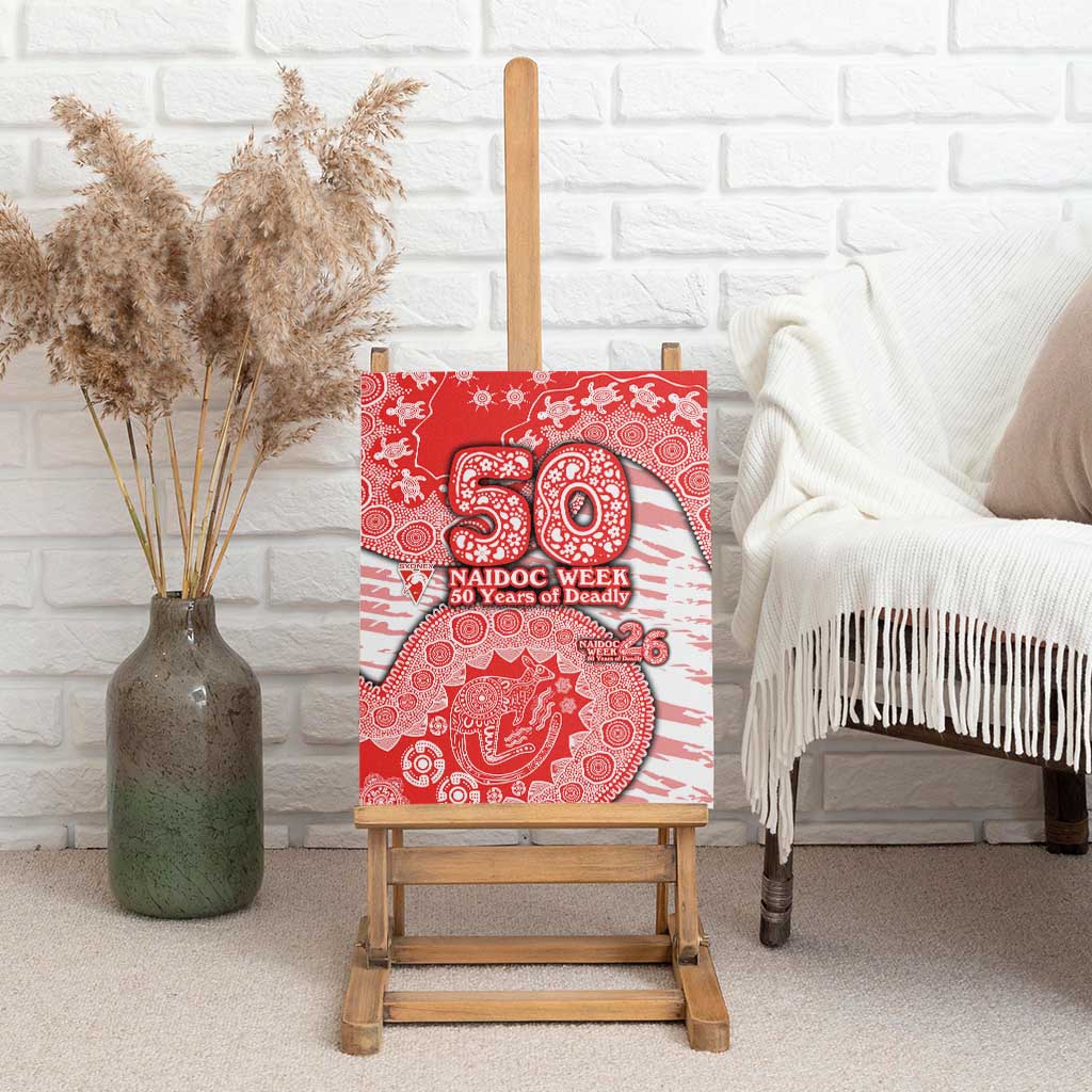 Sydney Swans NAIDOC Week 2026 Canvas Wall Art Australian Aboriginal Dot Art Dreamtime Pattern Style
