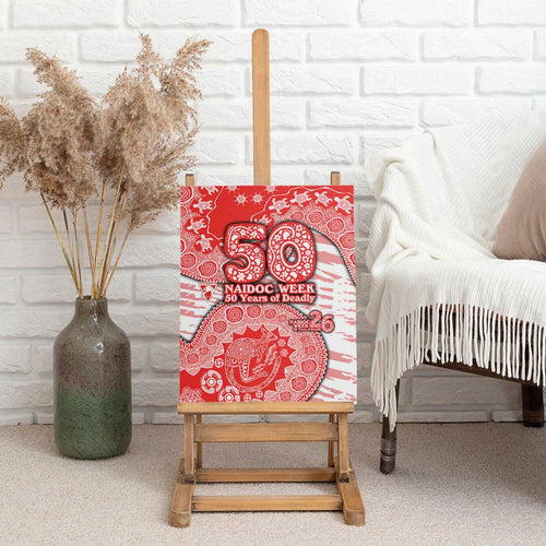 Sydney Swans NAIDOC Week 2026 Canvas Wall Art Australian Aboriginal Dot Art Dreamtime Pattern Style