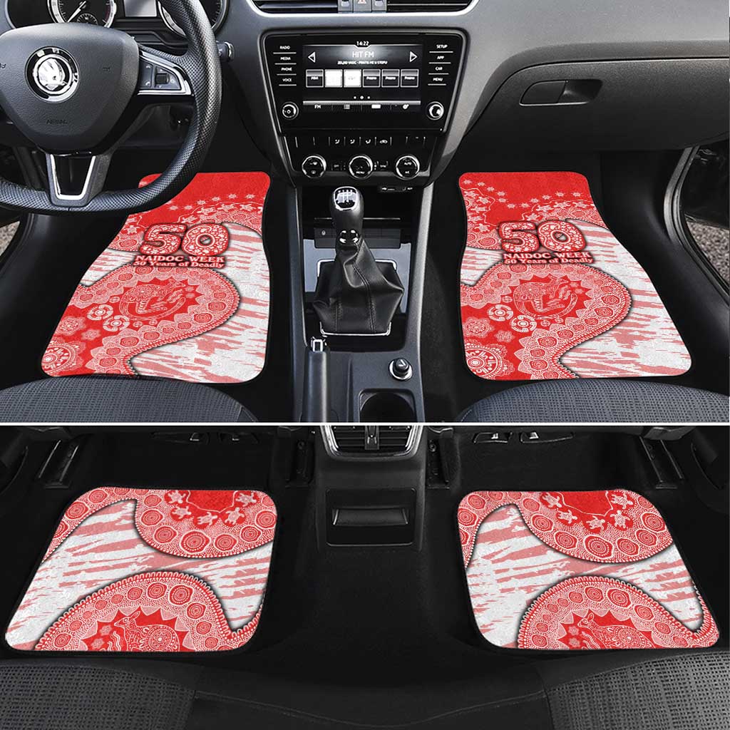 Sydney Swans NAIDOC Week 2026 Car Mats Australian Aboriginal Dot Art Dreamtime Pattern Style