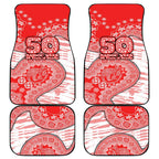 Sydney Swans NAIDOC Week 2026 Car Mats Australian Aboriginal Dot Art Dreamtime Pattern Style