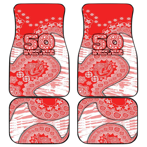 Sydney Swans NAIDOC Week 2026 Car Mats Australian Aboriginal Dot Art Dreamtime Pattern Style