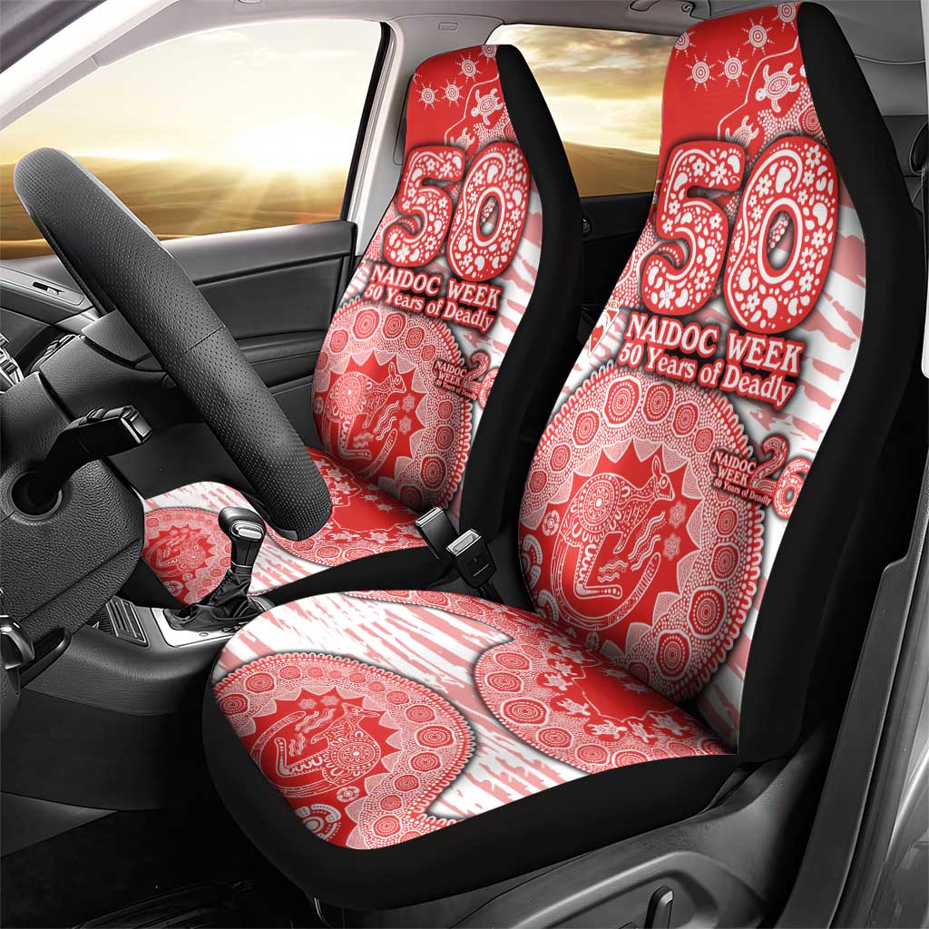 Sydney Swans NAIDOC Week 2026 Car Seat Cover Australian Aboriginal Dot Art Dreamtime Pattern Style