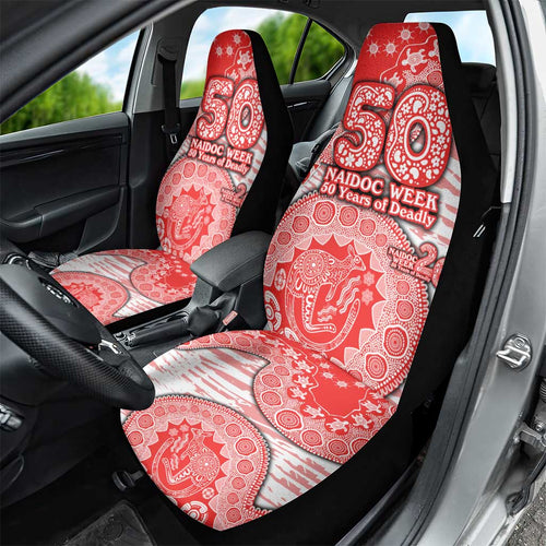 Sydney Swans NAIDOC Week 2026 Car Seat Cover Australian Aboriginal Dot Art Dreamtime Pattern Style