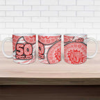 Sydney Swans NAIDOC Week 2026 Ceramic Mug Australian Aboriginal Dot Art Dreamtime Pattern Style