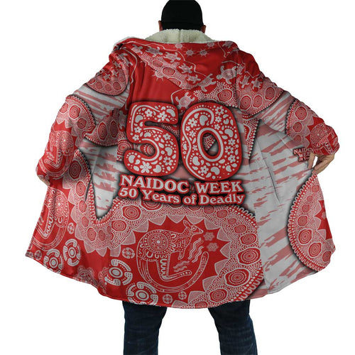 Sydney Swans NAIDOC Week 2026 Cloak Australian Aboriginal Dot Art Dreamtime Pattern Style