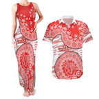 Sydney Swans NAIDOC Week 2026 Couples Matching Tank Maxi Dress and Hawaiian Shirt Australian Aboriginal Dot Art Dreamtime Pattern Style
