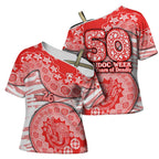 Sydney Swans NAIDOC Week 2026 Cross Shoulder Shirt Australian Aboriginal Dot Art Dreamtime Pattern Style