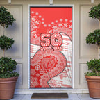 Sydney Swans NAIDOC Week 2026 Door Cover Australian Aboriginal Dot Art Dreamtime Pattern Style
