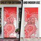 Sydney Swans NAIDOC Week 2026 Door Cover Australian Aboriginal Dot Art Dreamtime Pattern Style