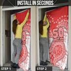 Sydney Swans NAIDOC Week 2026 Door Cover Australian Aboriginal Dot Art Dreamtime Pattern Style