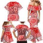 Sydney Swans NAIDOC Week 2026 Family Matching Mermaid Dress and Hawaiian Shirt Australian Aboriginal Dot Art Dreamtime Pattern Style
