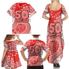 Sydney Swans NAIDOC Week 2026 Family Matching Summer Maxi Dress and Hawaiian Shirt Australian Aboriginal Dot Art Dreamtime Pattern Style