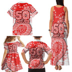 Sydney Swans NAIDOC Week 2026 Family Matching Tank Maxi Dress and Hawaiian Shirt Australian Aboriginal Dot Art Dreamtime Pattern Style