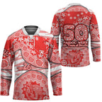 Sydney Swans NAIDOC Week 2026 Hockey Jersey Australian Aboriginal Dot Art Dreamtime Pattern Style