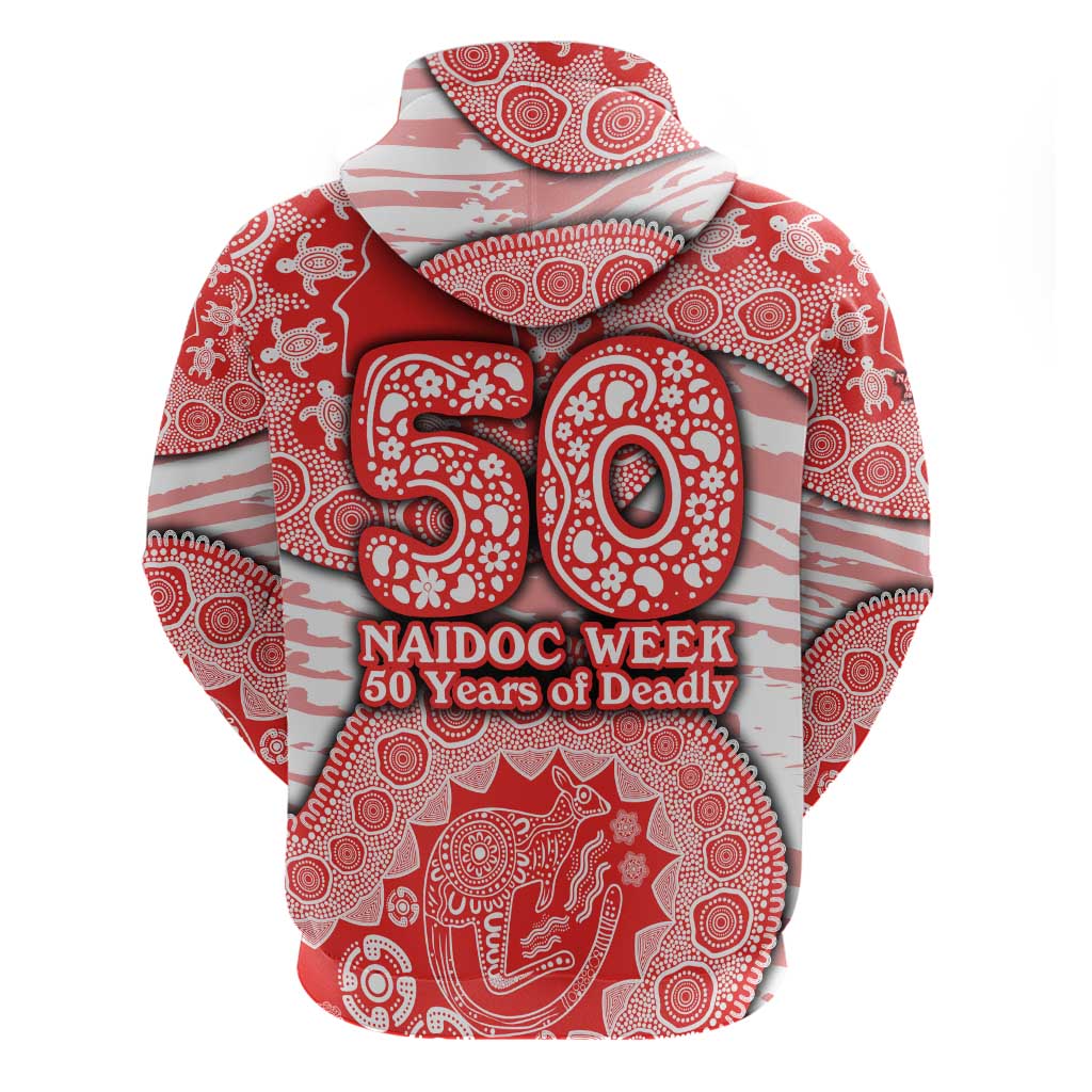 Sydney Swans NAIDOC Week 2026 Hoodie Australian Aboriginal Dot Art Dreamtime Pattern Style