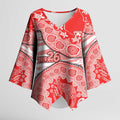 Sydney Swans NAIDOC Week 2026 Kimono Sleeve Blouse Australian Aboriginal Dot Art Dreamtime Pattern Style