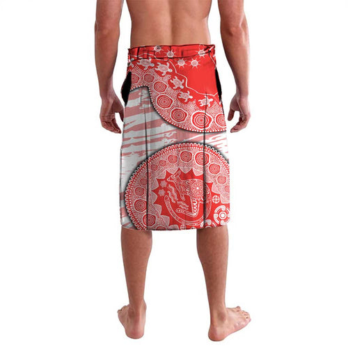 Sydney Swans NAIDOC Week 2026 Lavalava Australian Aboriginal Dot Art Dreamtime Pattern Style