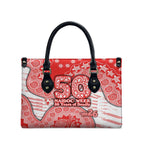 Sydney Swans NAIDOC Week 2026 Leather Bag Australian Aboriginal Dot Art Dreamtime Pattern Style