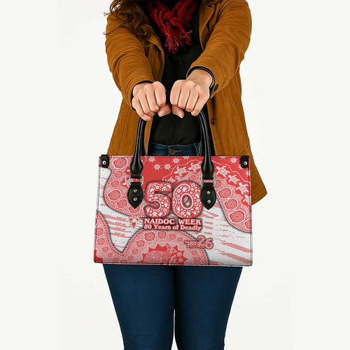 Sydney Swans NAIDOC Week 2026 Leather Bag Australian Aboriginal Dot Art Dreamtime Pattern Style