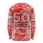 Sydney Swans NAIDOC Week 2026 Long Sleeve Shirt Australian Aboriginal Dot Art Dreamtime Pattern Style