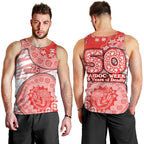 Sydney Swans NAIDOC Week 2026 Men Tank Top Australian Aboriginal Dot Art Dreamtime Pattern Style