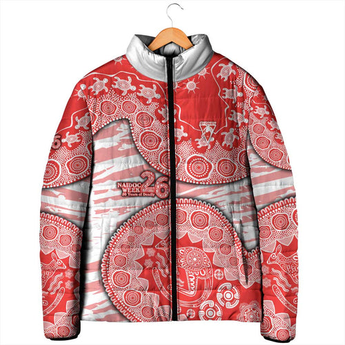 Sydney Swans NAIDOC Week 2026 Padded Jacket Australian Aboriginal Dot Art Dreamtime Pattern Style