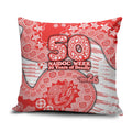 Sydney Swans NAIDOC Week 2026 Pillow Cover Australian Aboriginal Dot Art Dreamtime Pattern Style