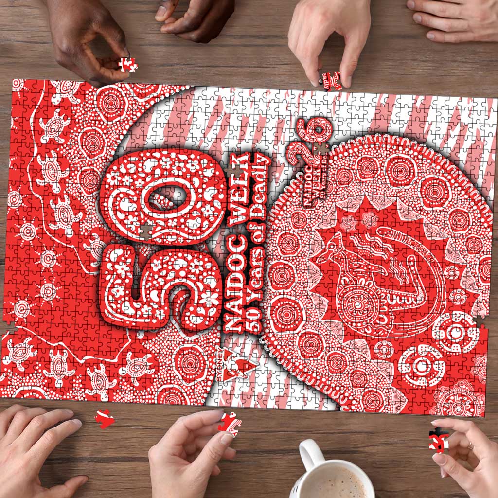 Sydney Swans NAIDOC Week 2026 Puzzle Australian Aboriginal Dot Art Dreamtime Pattern Style